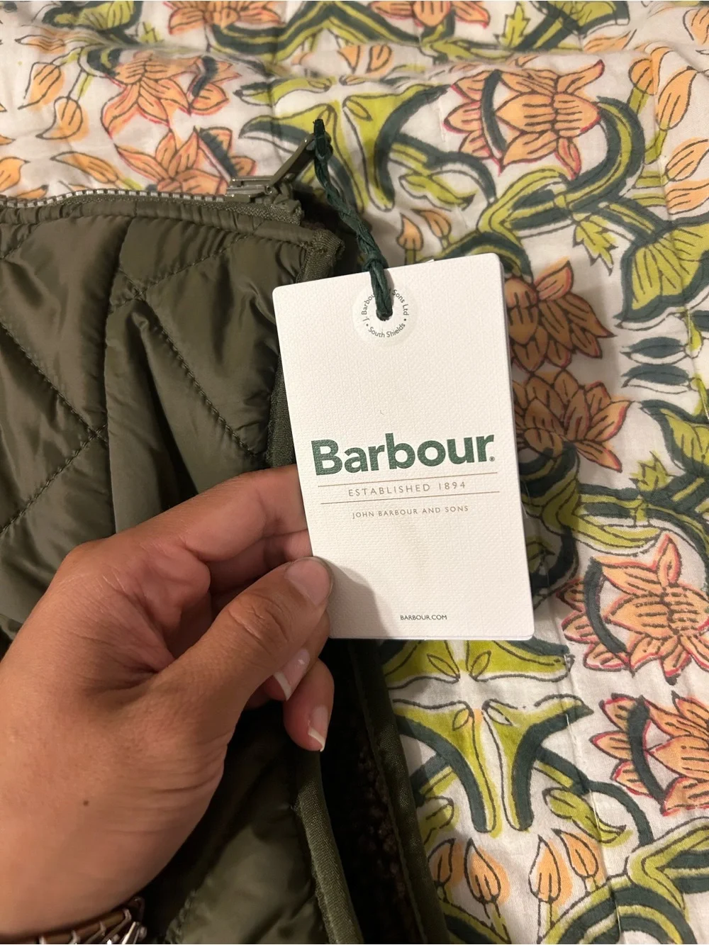 Barbour classic quilted